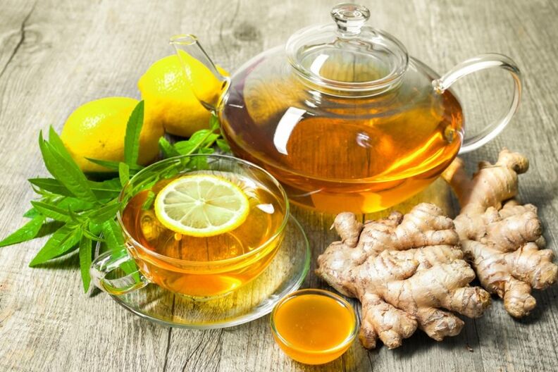 Tea with lemon and ginger will help to put in order the metabolism of a man